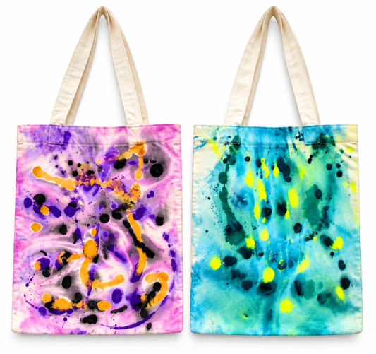 Painted Tote Bag